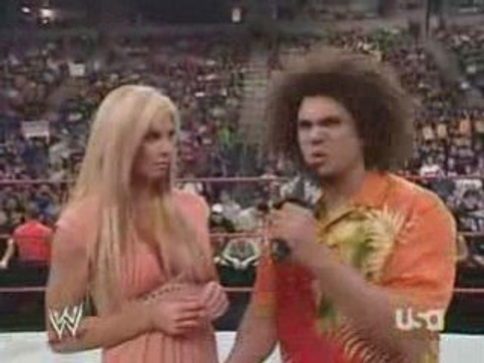 Carlito Talks Spanish to Torrie Wilson
