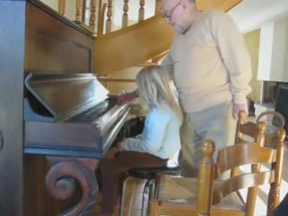 Piano et passage de connaissance (70 ans les séparent)