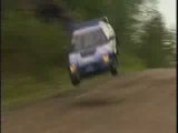 Video auto wrc rally race crash subaru