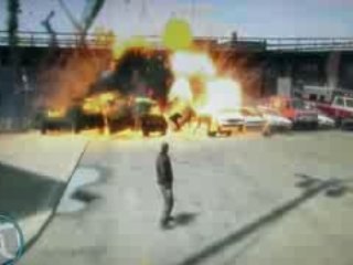 GTA IV - Explosion voitures
