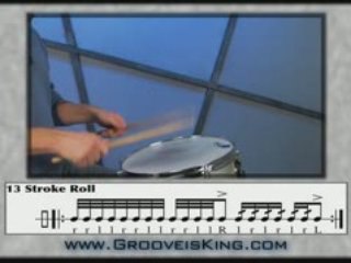 13 Stroke Roll - Drum Lessons - How to Play Drums