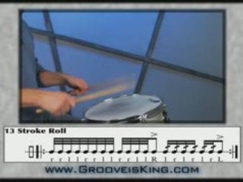 13 Stroke Roll - Drum Lessons - How to Play Drums
