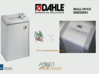 Dahle Small Office Shredders - Tour