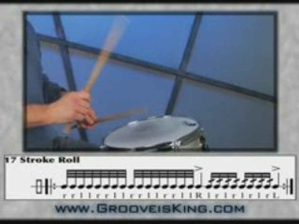 17 Stroke Roll - Drum Lessons - How to Play Drums