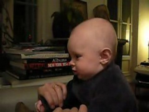 Séance de rigolade avec papa