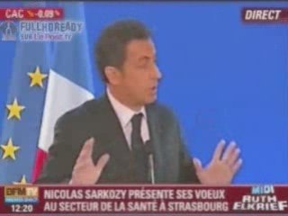 Discours de Sarko à Strasbourg 09/01/2009