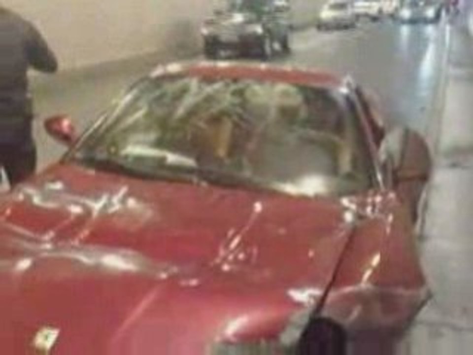 Cristiano Ronaldo car accident - 8/01/2009 c.ronaldo