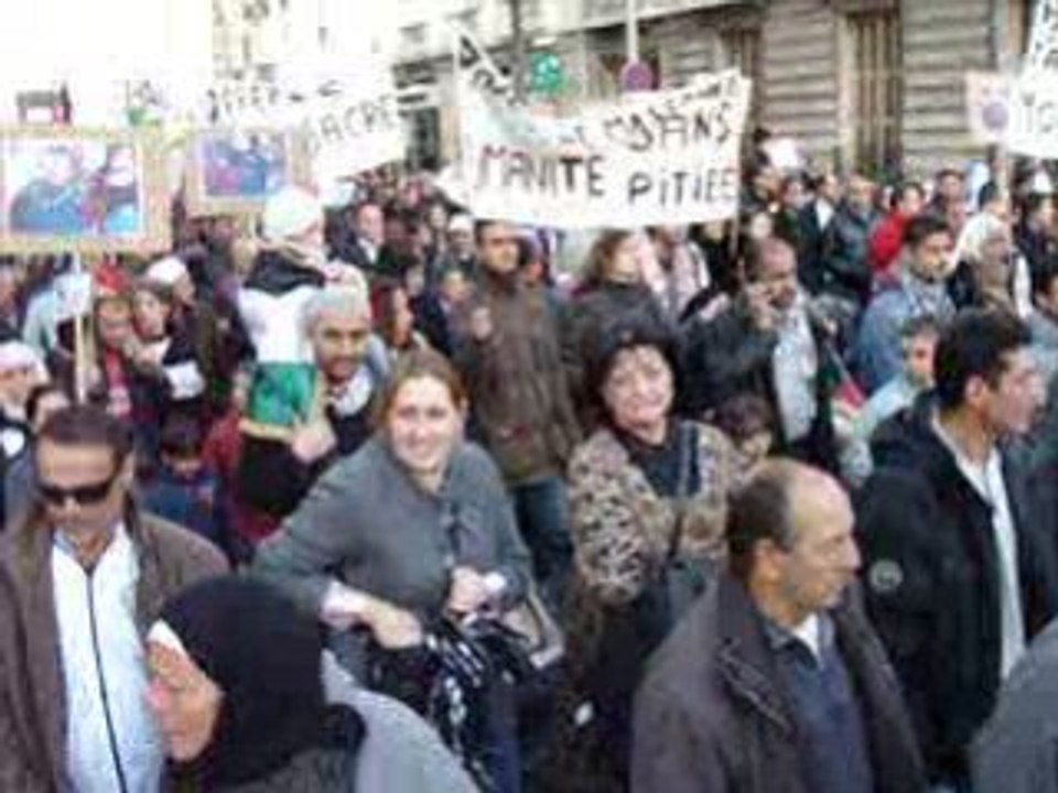 Manifestation GAZA à Nice 10 Janvier 2009