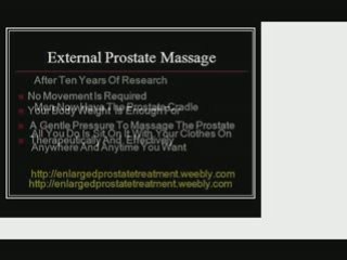 Stimulate prostate and prostate function
