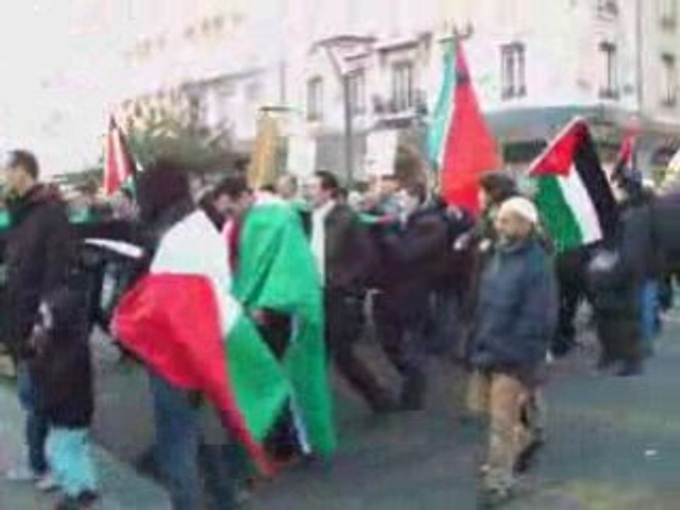 Manifestation Solidarité GAZA le 10 janvier 2009