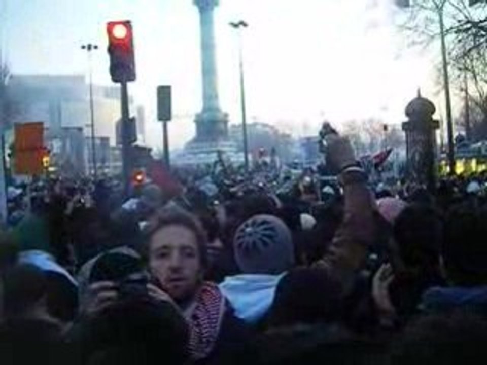 Manifestation pour la Palestine Samedi 10 Janvier 2009