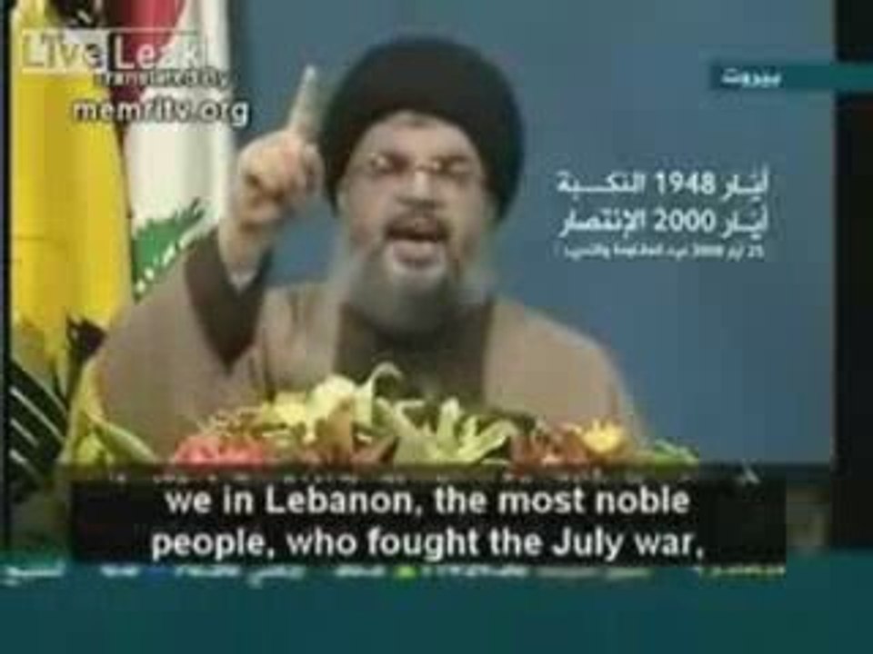 Le Hezbollah N'est Pas Le Liban mais l'Ennemi du Liban