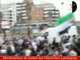 Manifestations de soutien aux Palestiniens a perpignan