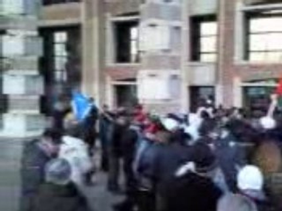 MANIFESTATION CONTRE LE MASSACRE EN PALESTINE A DUNKERQUE 59