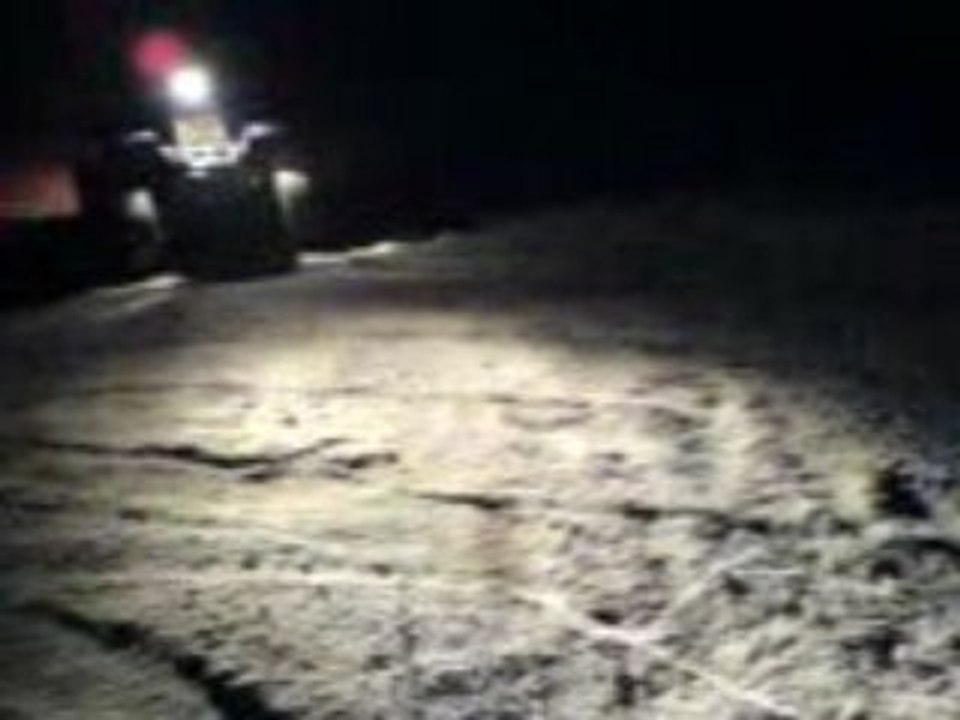 Banshee dans la neige, noir