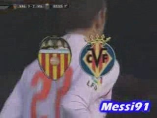 FC VALENCE - VILLARREAL 3-2 BUT DE EDU