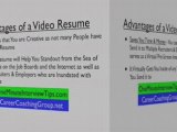 video resume tips advice for career search job search info
