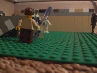 Adaptation en lego du début du combat d'obi-wan contre G