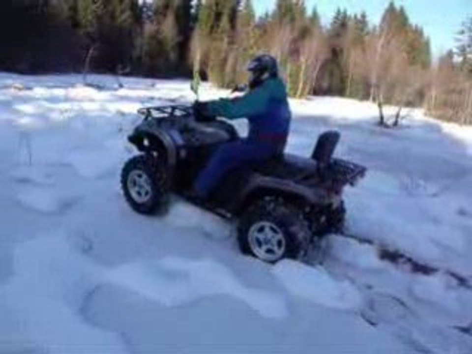 Ballade hivernale en quad