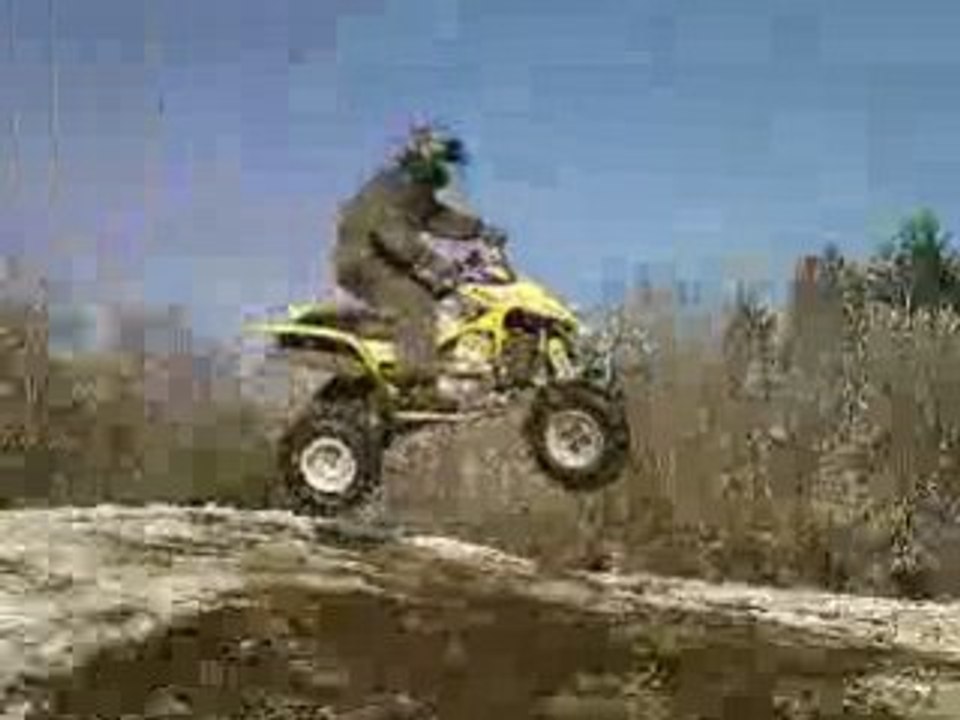 400 LTZ , deuxieme éssai  ... de sauts sous le pylone