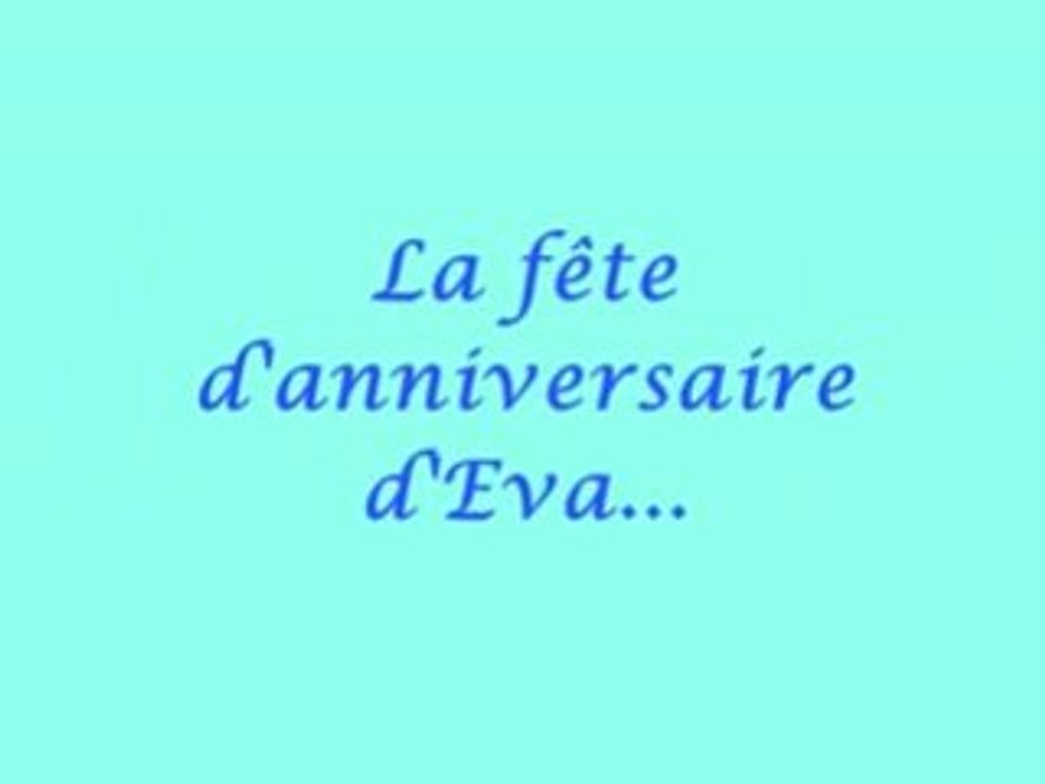 Anniversaire Eva  (1nov2008)