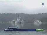 Vieux navires militaires en fin de vie en rade de Brest