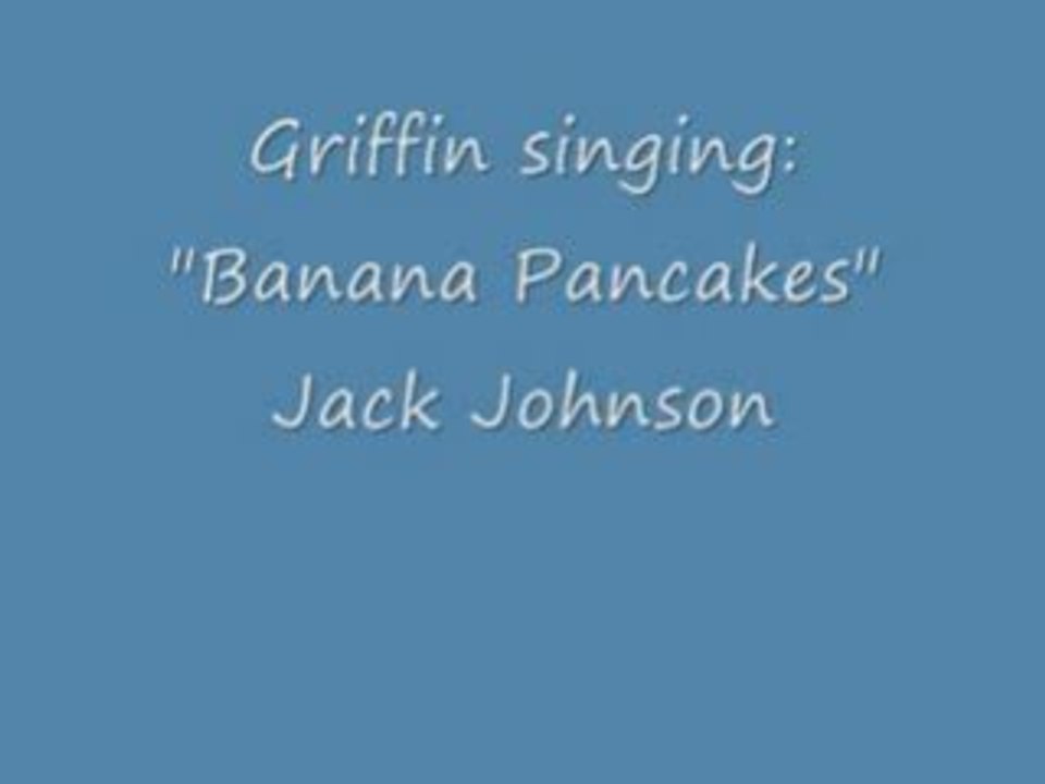 Banana pancakes jack johnson cover
