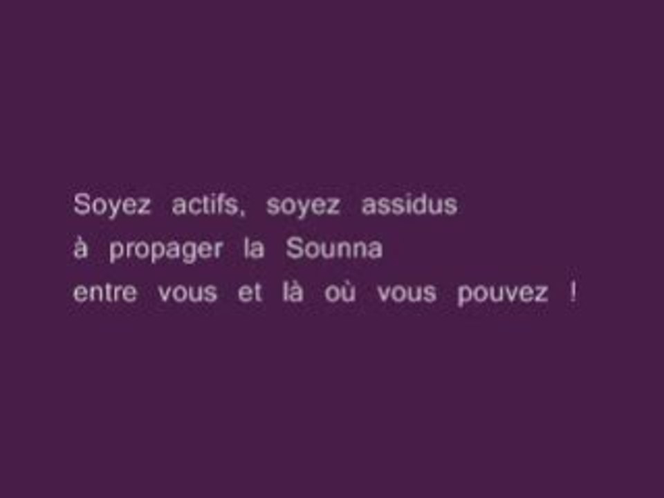 Recomandation aux musulmans 2-> Ryadboss