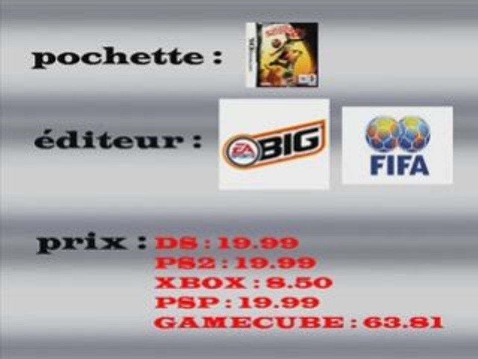 Vidéo test fifa street 2