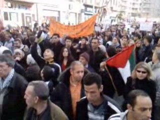 manifestion a toulon pour la palestine 10/01/09