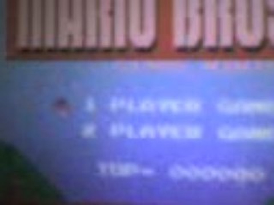 Super Mario Bros 1 sur une .... DS !!!!