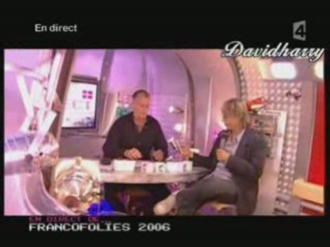 Interview de Jean Louis Aubert au Francofolies