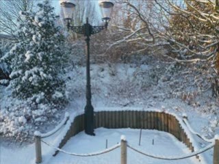 Walibi sous la neige
