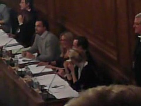 HENRI LECONTE, ELU DE P BALKANY, LORS DU CONSEIL MUNICIPAL