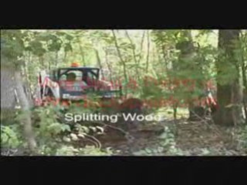 FORESTRY EQUIPMENT SKID STEER LOADER FORK GRAPPLE ATTACHMENT