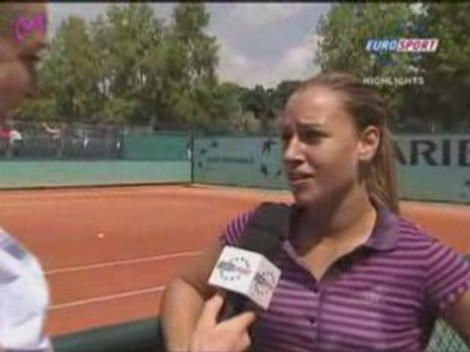 Dominika Cibulkova RG 2008 Interview