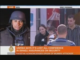 AYMAN MOHYELDIN Gaza 10 Jan 2009 UNRWA Atacks by Israeli IDF
