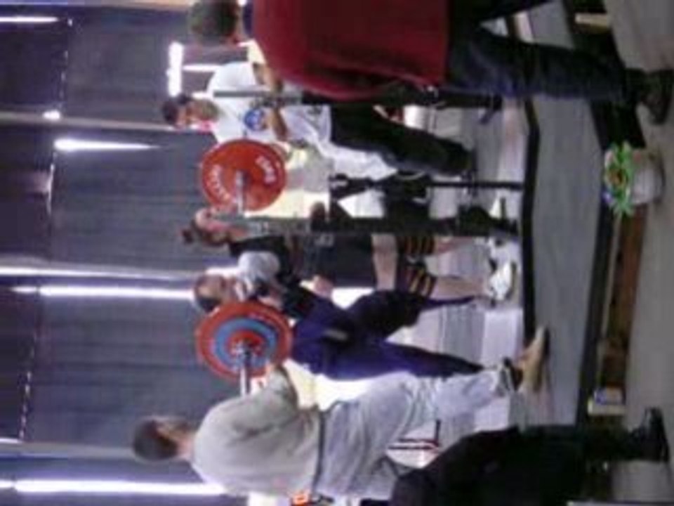 Squat 100kg réussi 3eme essai