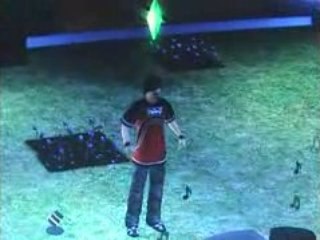 Sims 2 dansant sur Infinity 2008