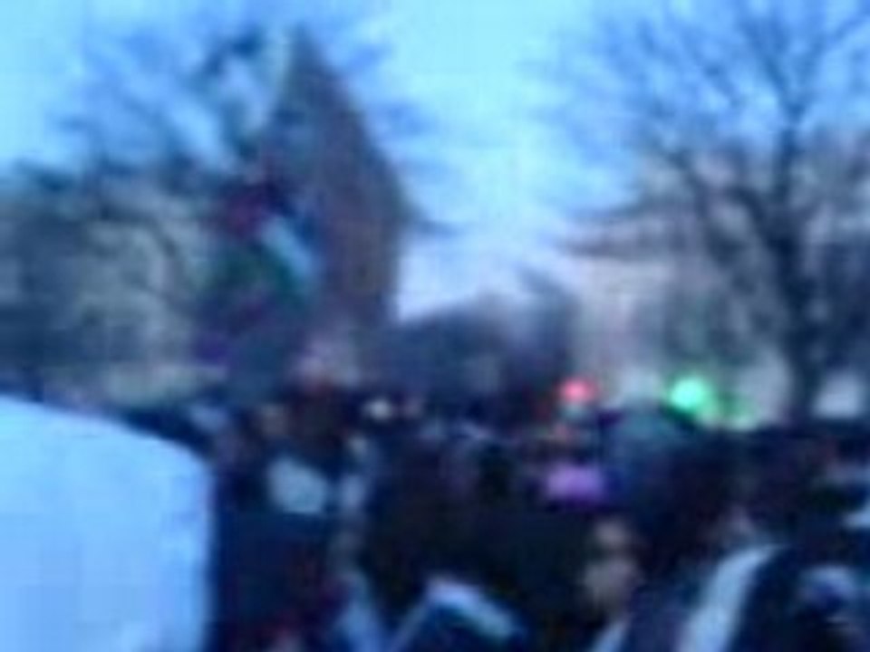 Manifestation massive à Nation le samedi 10 janvier 2009