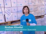 UNICEF sends emergency supplies to children at risk in Gaza