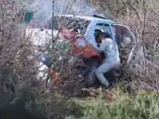 Mitsubishi rallye crash Istanbul 2008