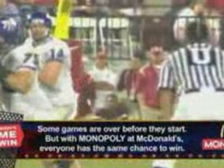 College Football Minute Presented by McDonald's Monopoly