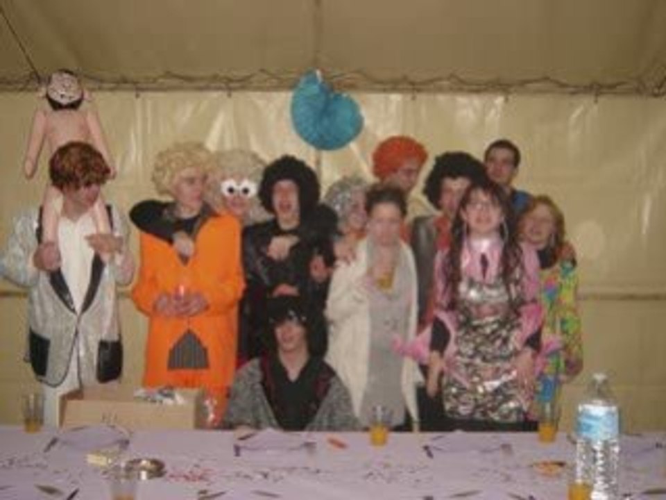 Reveillon entre amis soirée année 80