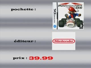 Vidéo test mario kart DS