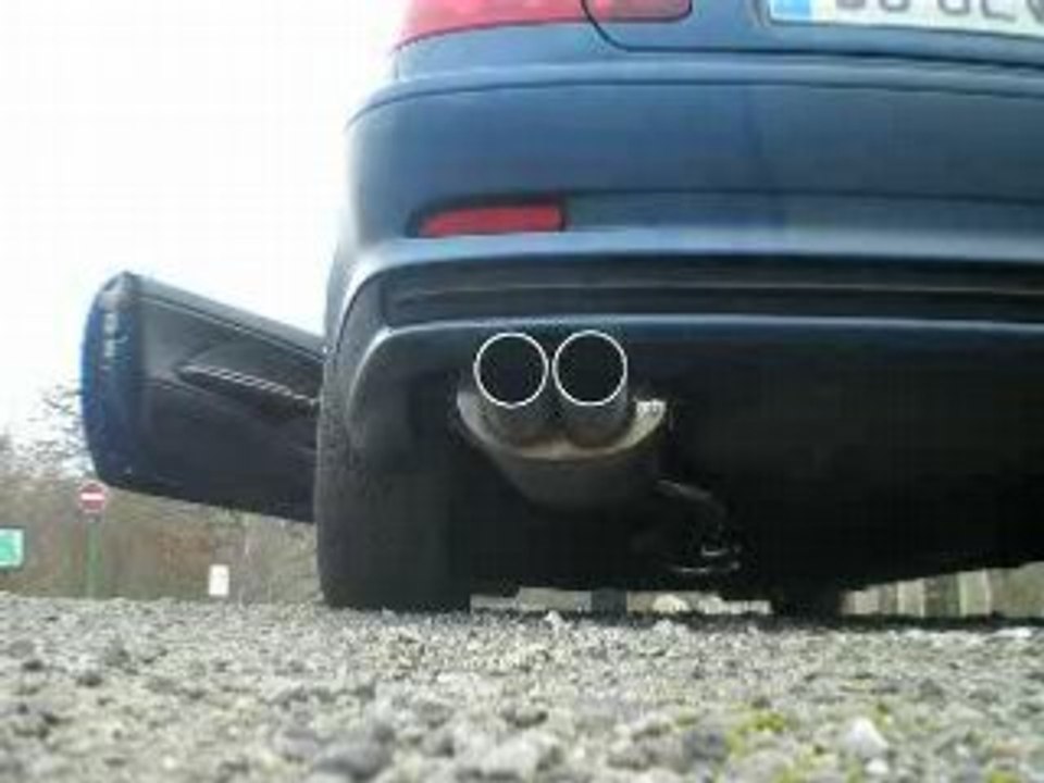 son échappement SUPERSPRINT sur  un 325 ci