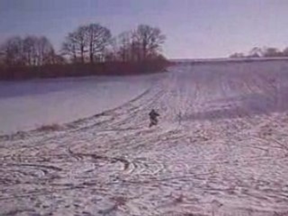 Ptit delire en dirt dans la neige