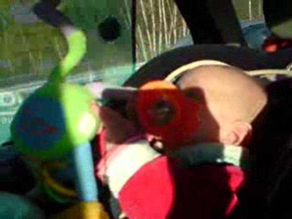 hugo dans la voiture