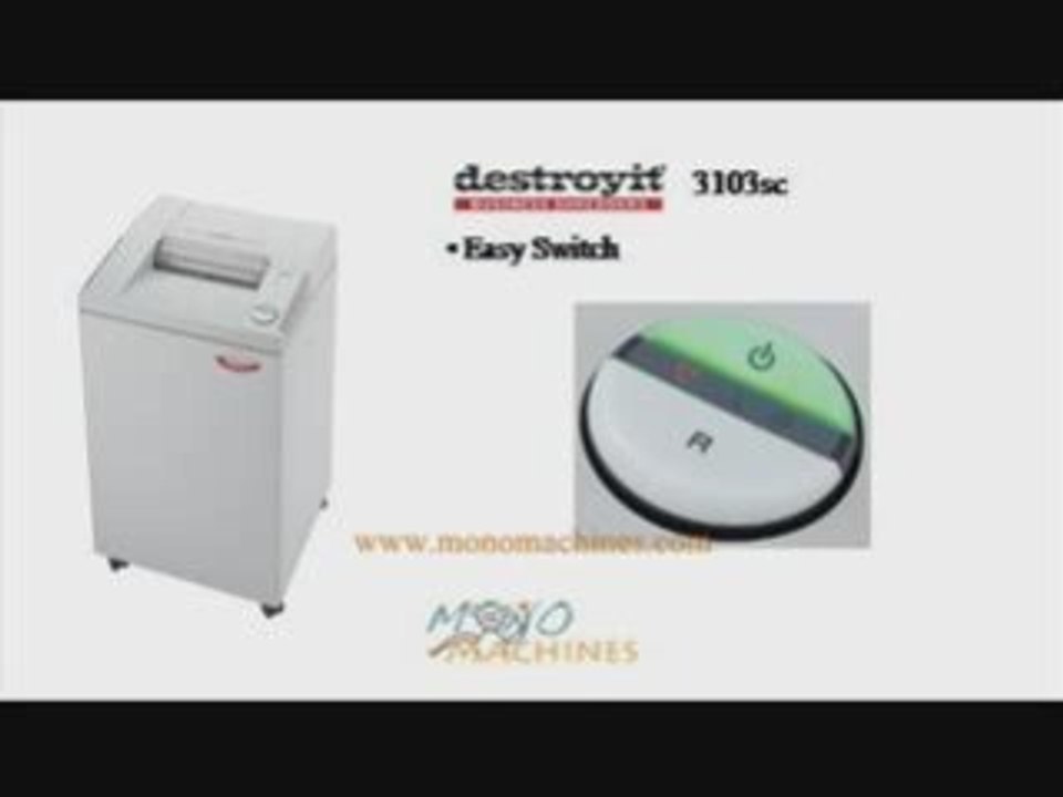 MBM Destroyit 3103 Strip-Cut Shredder (3103sc) - Tour