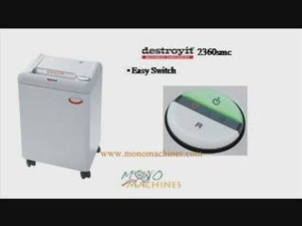 MBM Destroyit 2360 Super Micro Cut High Security Paper Shred